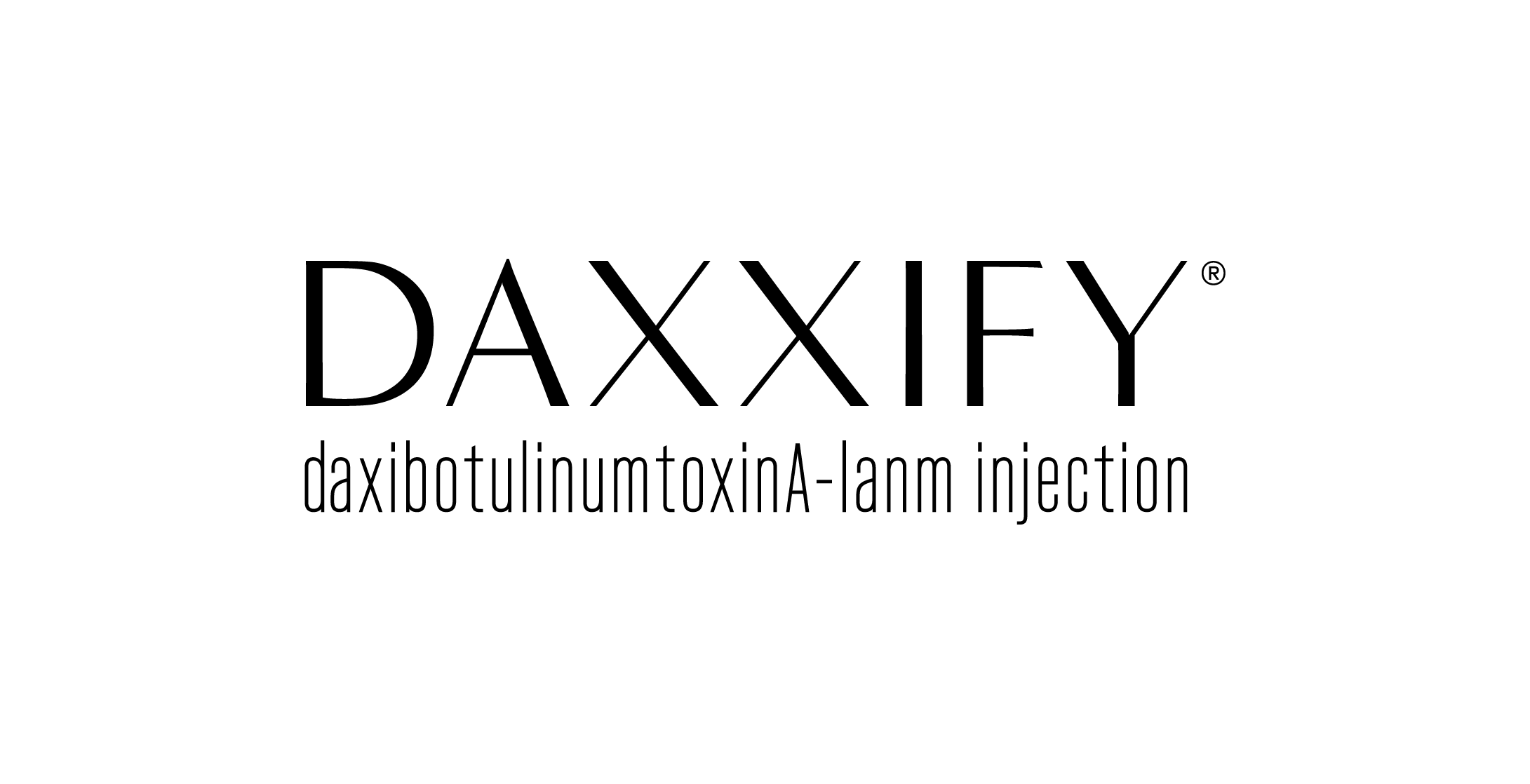 DAXXIFY&reg; (daxibotulinumtoxinA-lanm) logo