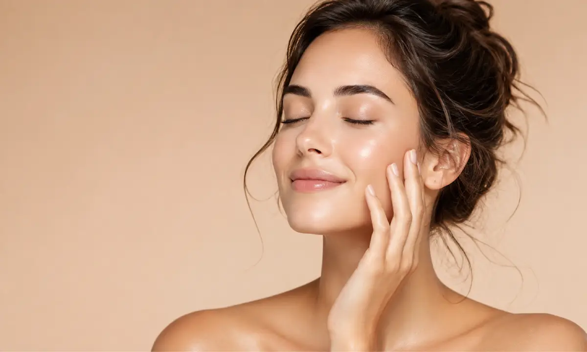 Woman receiving a professional skin rejuvenation treatment at Estetica Medical Aesthetics